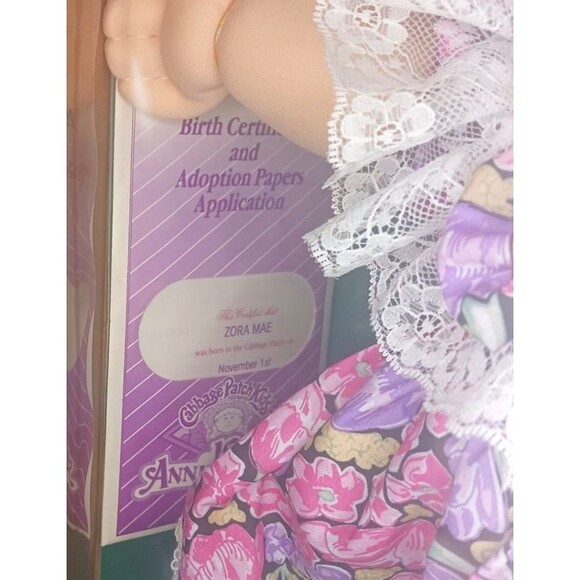 Vintage 1992 Cabbage Patch Kids 10th Anniversary Limited Edition Doll + Box NRFB - Picture 5 of 8